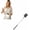 Gray, variant on Bottle Brush, 15 Inch, Stainless Steel Handle, for Bottles and Glasses