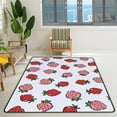 thumbnail image 2 of Crawling Indoor Carpet Play Mat Red and White Strawberry for Living Room Bedroom Educational Nursery Floor Mat Area Rugs 60x39inch Carpet Runner, 2 of 6