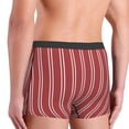 thumbnail image 5 of Haiem Stripes Red White Men's Boxer Briefs, Every Day Comfort Stretch Cotton Moisture-Wicking Underwear-Large, 5 of 9