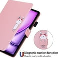 thumbnail image 3 of Dteck Folio Case for iPad Air 11-inch (M2) 2024, Multi-Angle Viewing Protective Stand Cover with Pencil Holder & Card Holder,Pink, 3 of 8