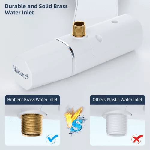 CADOVE Ultra-Slim Non-Electric Bidet Attachment for Toilet, Dual Self-Cleaning Nozzle
