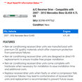 thumbnail image 2 of A/C Receiver Drier - Compatible with 2007 - 2012 Mercedes-Benz GL450 4.7L V8 2008 2009 2010 2011, 2 of 2