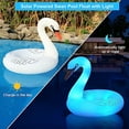 thumbnail image 2 of BESTSKY Inflatable Pool Floats,Solar Powered Large Swan Pool Float Adult,LED Color Changing Swan Floaties for The Pool,42 Inch Lake Floats Adults for Outdoor Seaside,Lake,Pool, 2 of 7