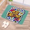 thumbnail image 5 of Christmas Polyester Non-Slip Office Mat & Kitchen Rug, Machine Washable Door Mats, 5 of 6