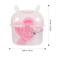 thumbnail image 2 of unbranded Pequeño De Plástico Rosa Para Viaje Y Almacenamiento De Hámster, 2 of 6