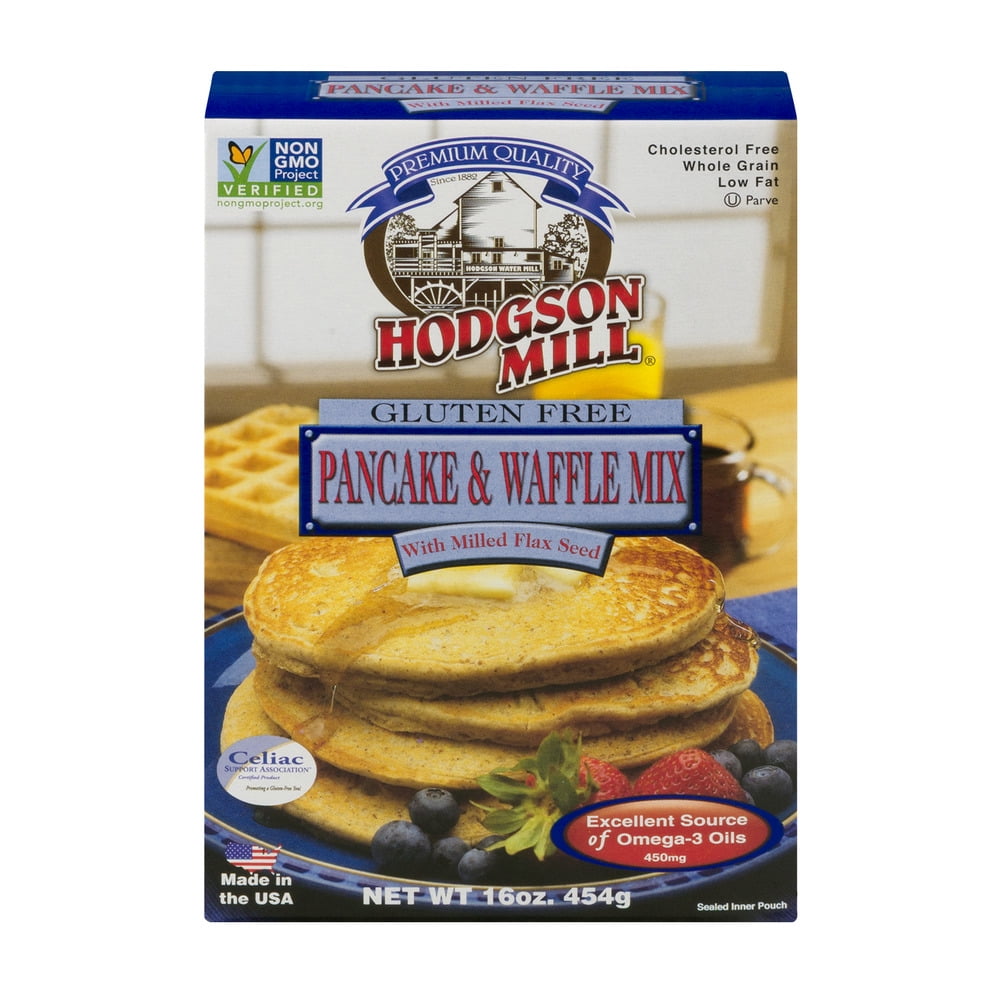 Hodgson Mill Gluten Free Pancake & Waffle Mix with Milled Flax Seed, 16 oz by Hodgson Mill Inc.