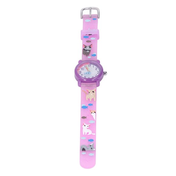 Toddler Watch, Safe Comfortable Kids Watch Boys Girls Toys For Over 3 Years Old Purple