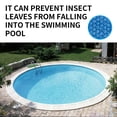 thumbnail image 3 of Summer Pool Solar Cover Blue Inflatable Bubble Surface Heat Retention Blanket for Above Ground In-Ground Swimming Pools Debris Protection Cover, 3 of 4