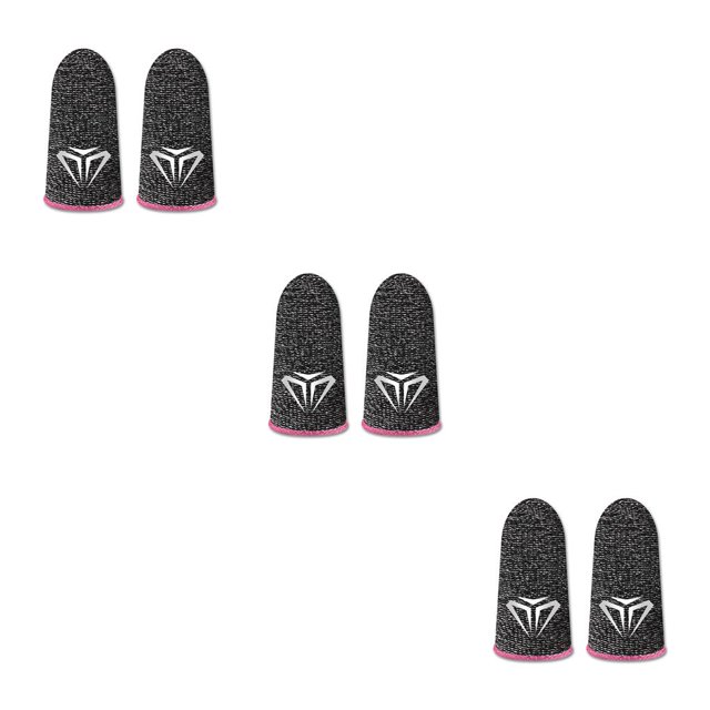 sweethay 10 piezas de fundas para dedos para juegos de teléfonos móviles, guantes antideslizantes sensibles a prueba de sudor, cubiertas de fibra Type1 NO1