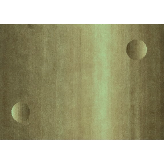 Ahgly Company Indoor Rectangle Abstract Turquoise Blue Modern Area Rugs, 8' x 10'