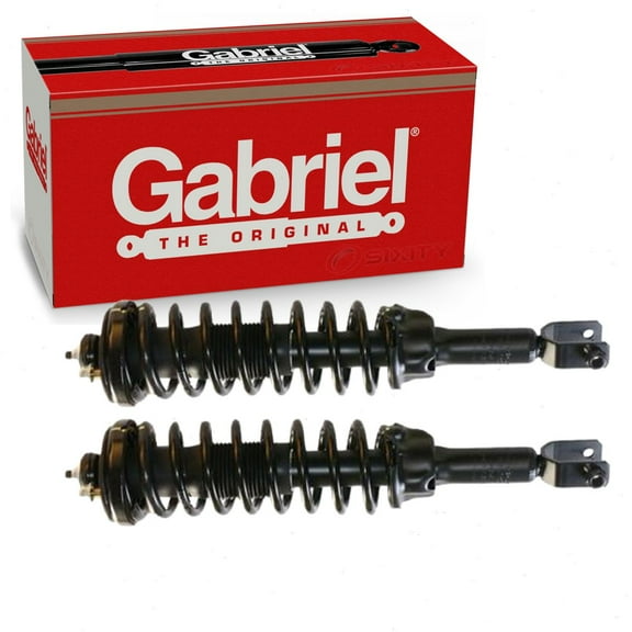 2 pc Gabriel G56998 ReadyMount Suspension Strut & Coil Springs for Assembly Shock Shocks Struts Fits select: 1996-2000 HONDA CIVIC