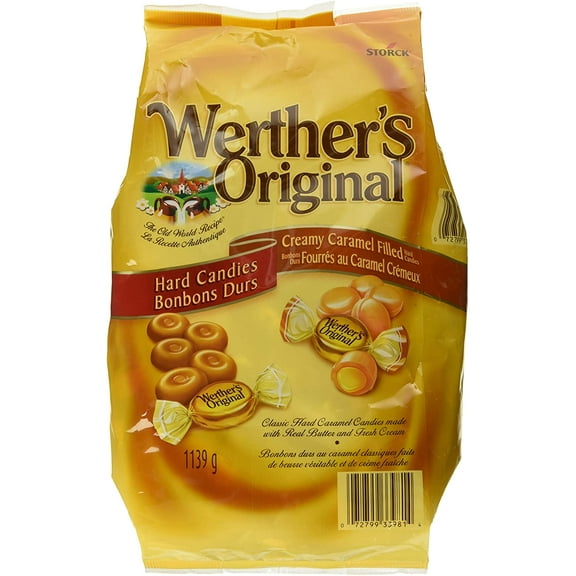 Werther's Original Caramel Hard Candies & Creamy Caramel Filled Hard Candies, 1139g/40.2 oz