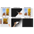 thumbnail image 6 of Portable Blackout Curtains, (79" x 57") Blackout Shades, 100% Blackout Blinds, Window Blackout Curtains with 30 Pair Hook, Temporary Blackout Shades for Baby/Dorm Room/Bedroom/Travel Use,Black, 6 of 8