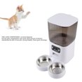 thumbnail image 3 of Alimentador Automático Para Mascotas De 5 Litros De Capacidad, Comederos Para Perros Y Gatos Desmontables Con Control Remoto De Porciones Por Aplicación, Dispensador, 3 of 7