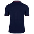thumbnail image 2 of U.S. POLO ASSN. Polo de hombre con detalles en contraste - piqué, logotipo, algodón elástico Azul oscuro S (Small), 2 of 3