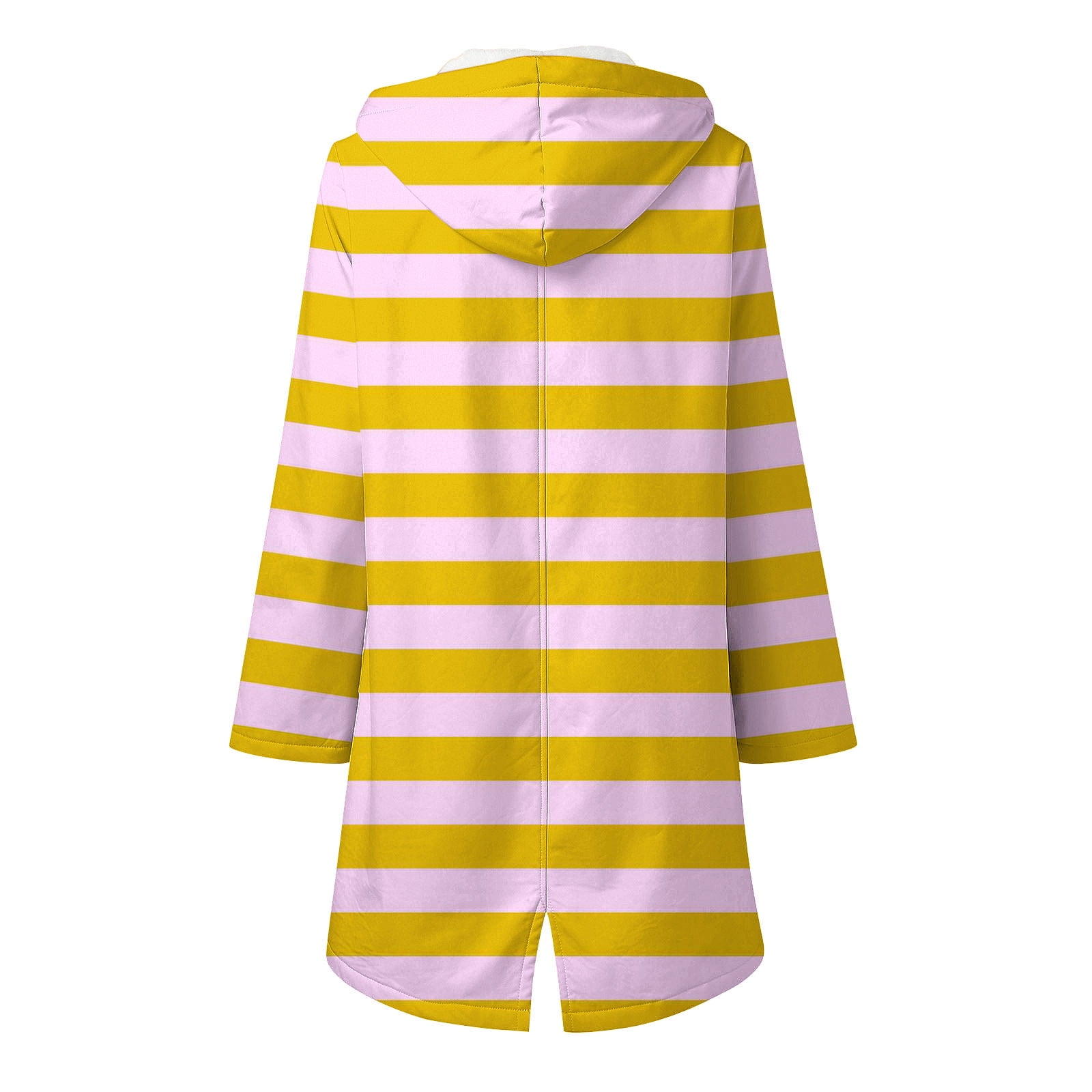 Great Gifts for Less Ofreoo Women Stripe Rain Jacket Outdoor Fleece Keep Warm Plus Hooded Raincoat Windproof Jackets Solid Outwear Womens Tops