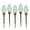 White, variant on Vickerman 100 Multi-Colored C9 Faceted Bulb Lawn Stake Set, 24" spacing.