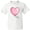 AA-White, variant on Inktastic Pink Balloon Heart Youth T-Shirt