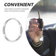 thumbnail image 2 of 200Pcs Metal Split Rings Small Round Key Rings Metal Keychain Rings Keychain Round Key Rings, 2 of 4