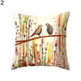thumbnail image 1 of 18Inch Bird Flower Pillow Case Bed Sofa Living Room Decor Throw Cushion Cover, 1 of 8