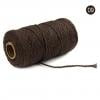 thumbnail image 1 of TIMIFIS Macrame Cord 100m Long/100Yard Pure Cotton Twisted Cord Rope Crafts Macrame String Macrame Supplies - Summer, 1 of 3