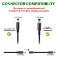 thumbnail image 3 of 65W 45W Dell Laptop Charger Cord, Replacement for Dell Inspiron 17 15 14 13 11 7000 5000 3000 Dell Latitude 5400 5480 5590 LA65NM130 Laptop Charger 19.5V 3.34A Power Supply, 3 of 7