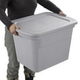 thumbnail image 3 of Sterilite Lightweight Polypropylene Hazelwood Storage Tote, Multicolor, 3 of 7