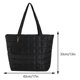 thumbnail image 2 of Bolso Mujer Tote Hombro con Moneda Hobo Acolchado Negro 2uds, 2 of 9