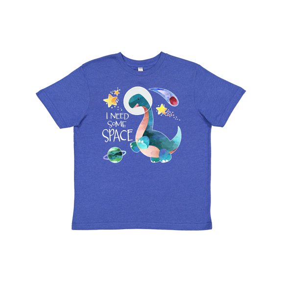 Inktastic I Need Some Space Dinosaur Astronaut with Stars and Planet Youth T-Shirt