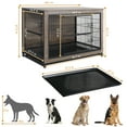 thumbnail image 6 of Pirecart 44" Dog Crate Furniture Wooden Dog Kennel Cage with Removable Tray for Small/Medium/Large Dog, 6 of 8