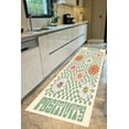 thumbnail image 3 of Car Mat Rugs, Soft Tones Rug, Flowers, Rug Personalizeds Rugs, Modern Rug, Indoor Rug, Floral Pattern Modern Rugs, Dining Room Rug, 2'x3' - 60x90 cm, 3 of 7