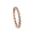 thumbnail image 2 of 1/3ct Stackable 100% Diamond Wedding Eternity Ring 14K Rose Gold Lab Grown, 2 of 2