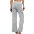 thumbnail image 7 of Gray Women's Casual Pants, Women'S Comfy Casual Pajama Pants Floral Print Drawstring Palazzo Pants Wide Leg,Women's Casual Pants S, 7 of 7