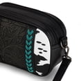 thumbnail image 4 of Montana West Cow Print Crossbody Bag for Women Western Tooled Design with Built in Card Holder, Stylish and Functional Purse, Black, 4 of 7