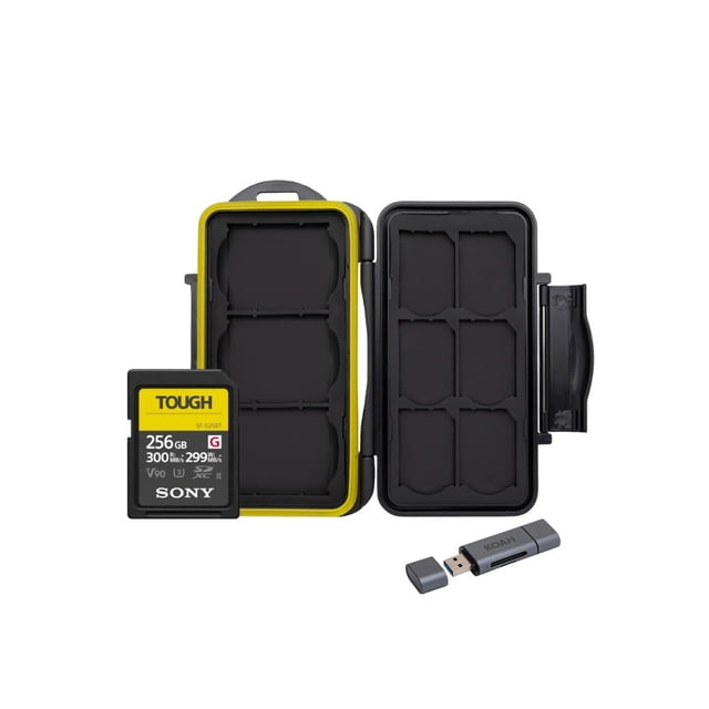 Tarjeta de memoria Sony Tough G Series 256GB UHS-II SDXC con lector