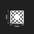 thumbnail image 6 of Durable Bathroom Hardware Parts no rust Floor drain pad Stainless steel Shower Drain Hole Filter Floor Drain Cover Sink Strainer Hair Catcher Stopper C-9.4CM, 6 of 8