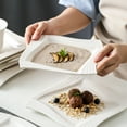 thumbnail image 6 of MALACASA, Series Amparo, 30-Piece Porcelain Dinnerware Set, Ivory White Dinner Set, Service for 6, 6 of 8