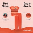 thumbnail image 3 of Conjunto de pijama Disney Moana de 2 piezas de algodón ajustado para niñas de 10 años, 3 of 5