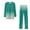 Green, variant on Tejiojio Fall Clearance Women Hooded Solid Color Sets Leisure Wear Lounge Wear Suit Sport Set Tops Pants