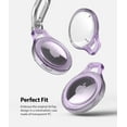 thumbnail image 3 of Ringke Slim Compatible with Apple AirTag Case, Hard Full Cover Protective PC Cover - Purple, 3 of 9