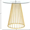 thumbnail image 3 of Meridian Furniture Gio Counter Height Table in Gold, 3 of 4