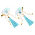 thumbnail image 2 of 1 par de cabello decorativo pin de borla japonesa clips delicados clips de banda, 2 of 5