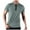 Green, variant on Jalioing Men's Workout Tops Short Sleeve Collared Zipper Basic Shirts Casual Stretchy Athletic Golf Shirt