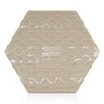 thumbnail image 5 of The Tile Project 9"x10" Mono Color Hexagon Porcelain Black Wall and Floor Tile (1 Sample), 5 of 7