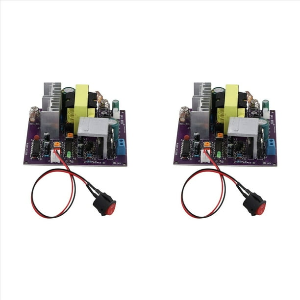 2X Placa Inversora de Sinusoidal Corregida de 300 W, 50-60 Hz, CC-CA, Convertidor Elevador de 12 V A 220 V, Fuente de Alimentación