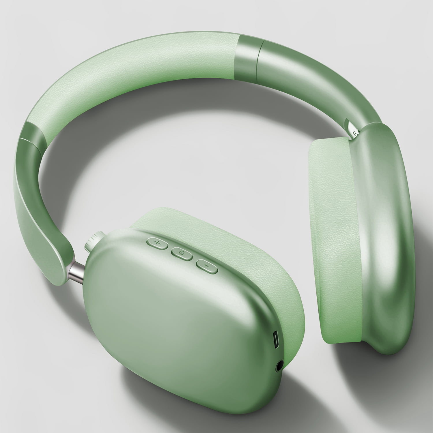 Mahipey Y01 Wireless Over-Ear Headphones with Active Noise Cancelling,Hi-Res Audio,48H Playtime,Foldable Design Bluetooth Headphones for iPhone/Samsung/Android/PC(Green)