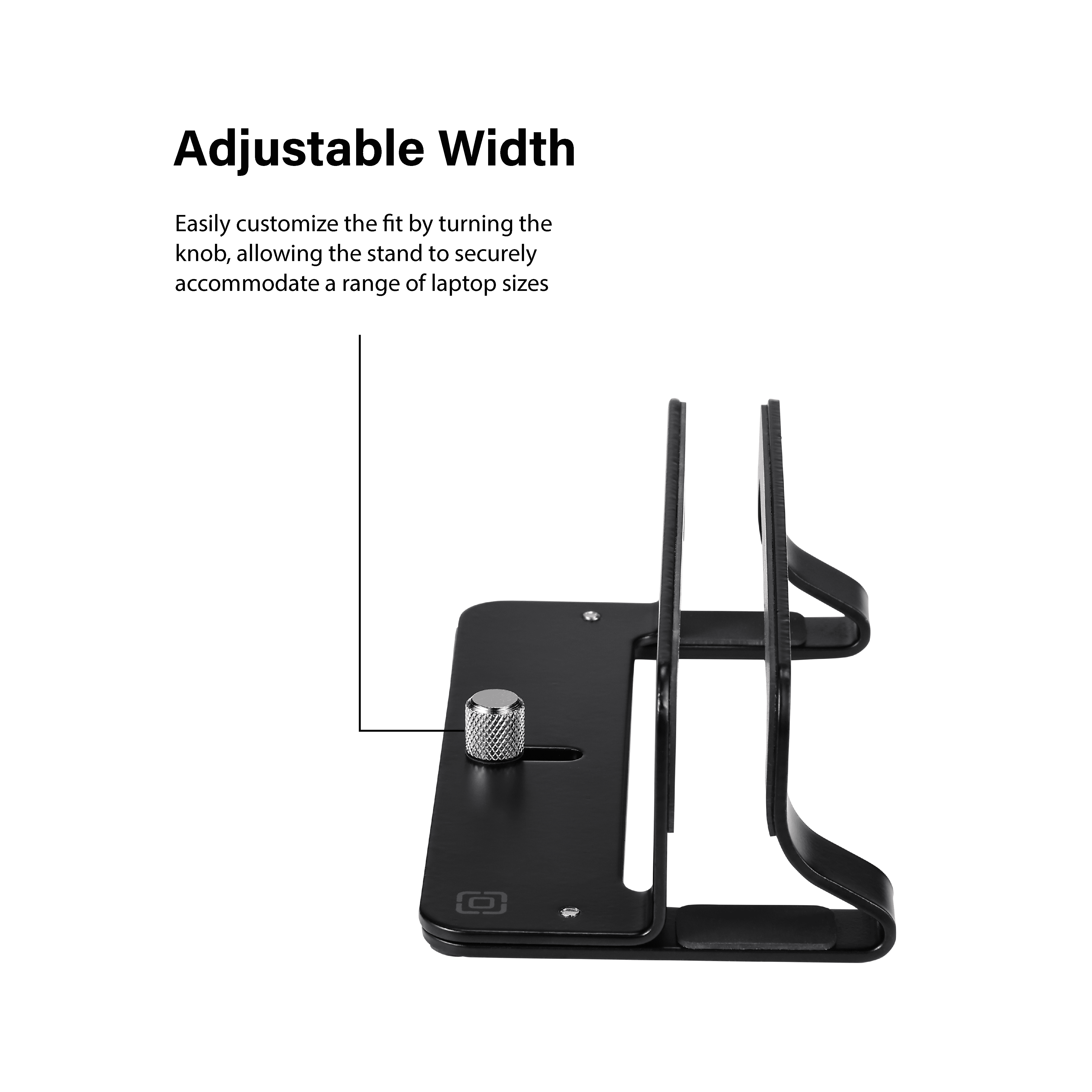 Incipio Vertical Laptop Stand with Adjustable Width, Non-slip Base and Anti-scratch Protection for Laptops, Tablets & MacBook