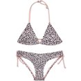 thumbnail image 1 of Traje de baño para niñas Bikini con triángulo Halter Trajes de baño de Dos Piezas con Estampado de Leopardo Leopardo - A 8-10 Años Leopardo - A 8-10 Años Xishao ropa, 1 of 2