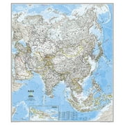 National Geographic Reference Map National Geographic Asia Wall Map - Classic (33.25 X 38 In), (Paperback)