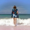 thumbnail image 6 of Floral 10 Large Beach Towel - Plush Thick Cotton Pool Towel, Adult Beach Towels, 6 of 17